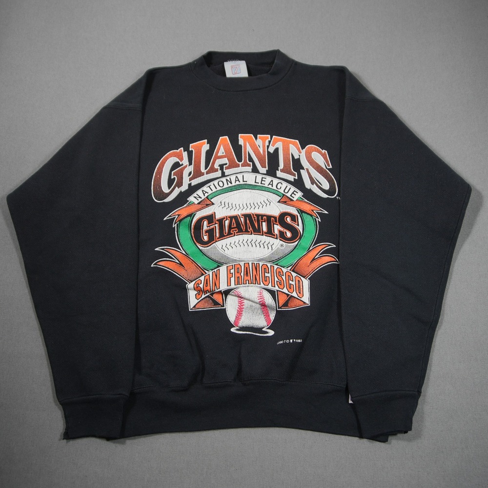 1993 Vintage USA SF Giants Logo 7 Men Sweatshirt M Retro